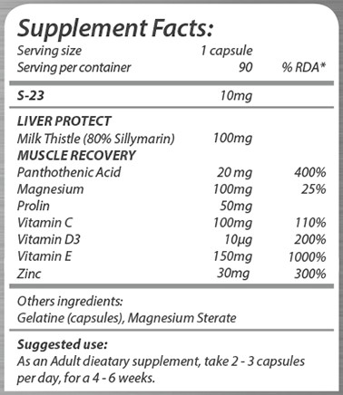 S-23_ingredients